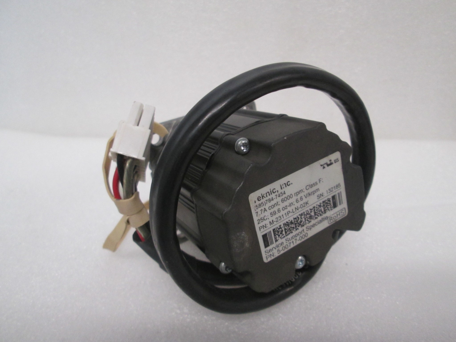 Used Teknic Inc., M-2311P-LN-02K, Motor, 6000 rpm, Class F, Used