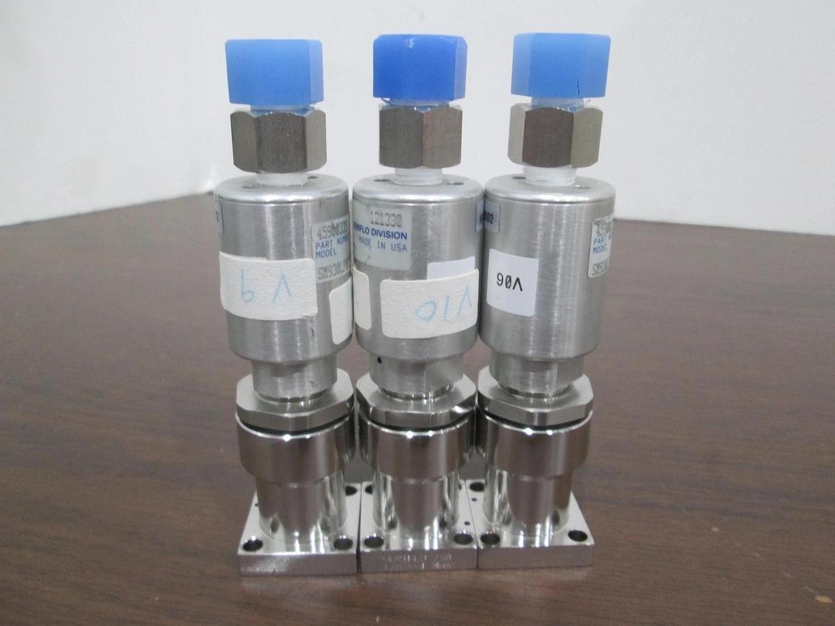 Used Parker Veriflo, SM930LPNCS102VESP, High Purity Valve, Used, Lot of 3