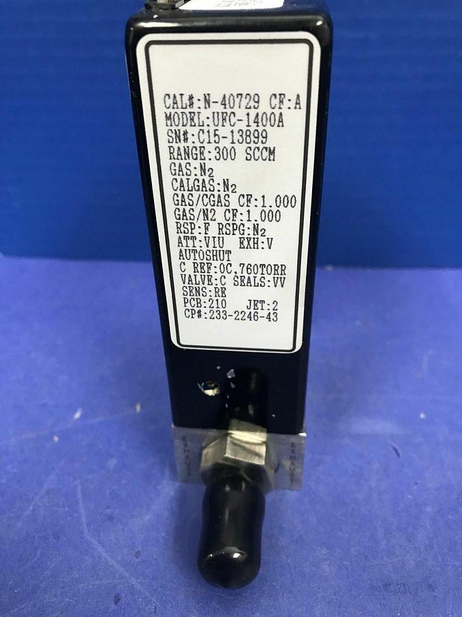 Used Unit UFC-1400A Mass Flow Controller MFC, N2, 300 SCCM, Used