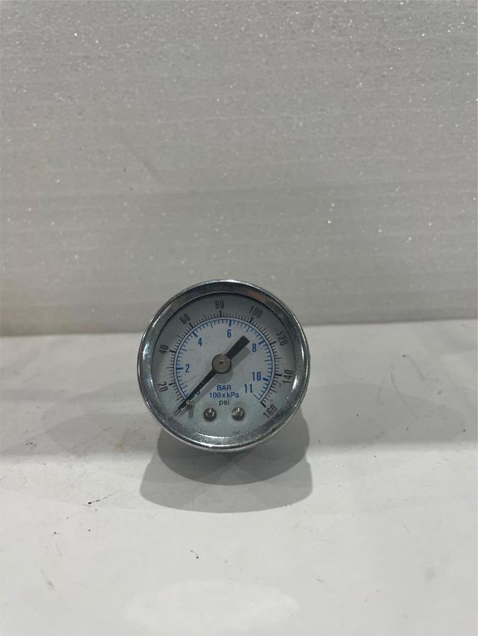 Used Pressure Gauge, 0-160 PSI, Used