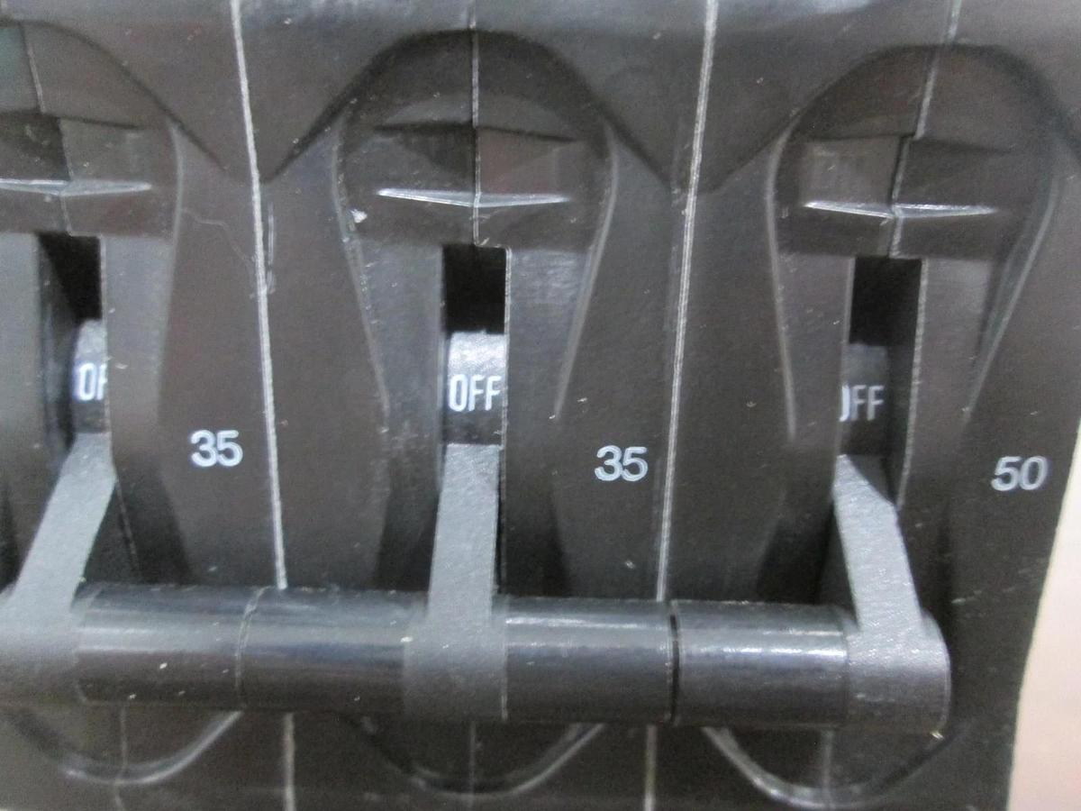Used Airpax, 219-32678-1, 35/35/50A, Circuit Breaker, 3 Pole, Used