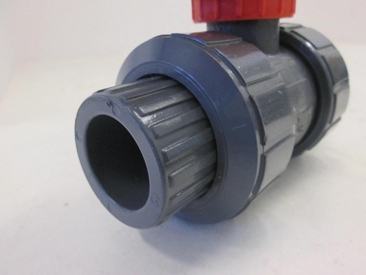 Used Chemtrol, NSF-PW, SE, PVC 1, 2 Way Ball Valve, Used