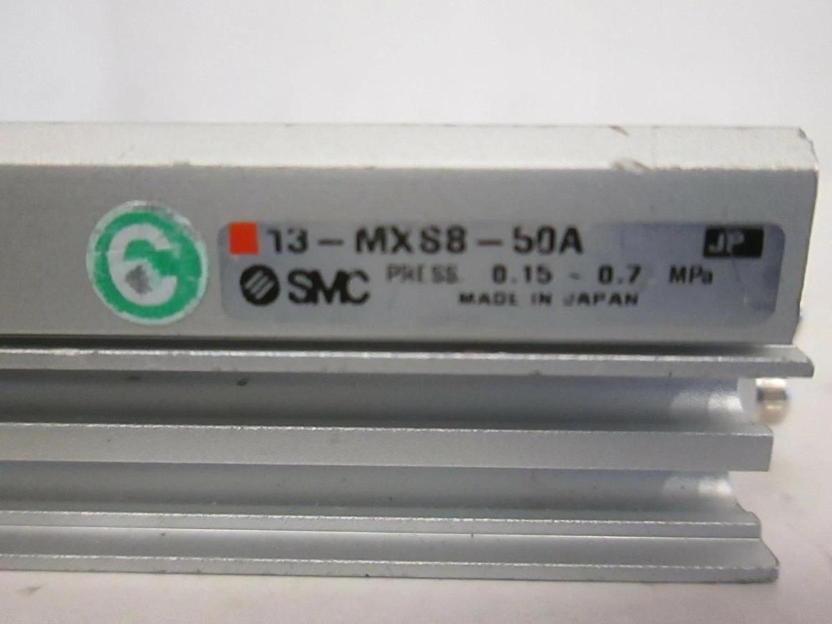 Used SMC, Pneumatic Table Cylinder, 13-MXS8-50A, Used
