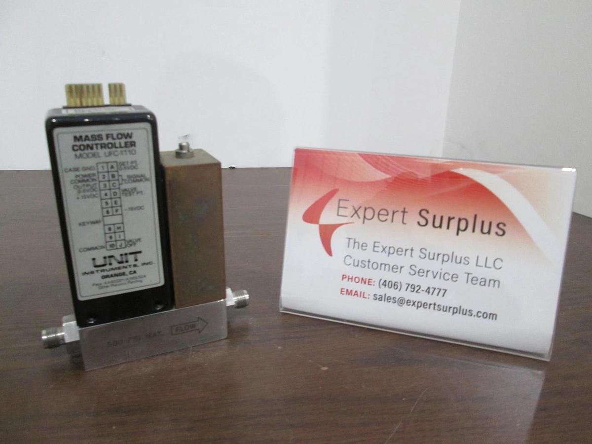 Used Unit, UFC-1110, 20 SLM, H2, Mass Flow Controller, Butt End, Used