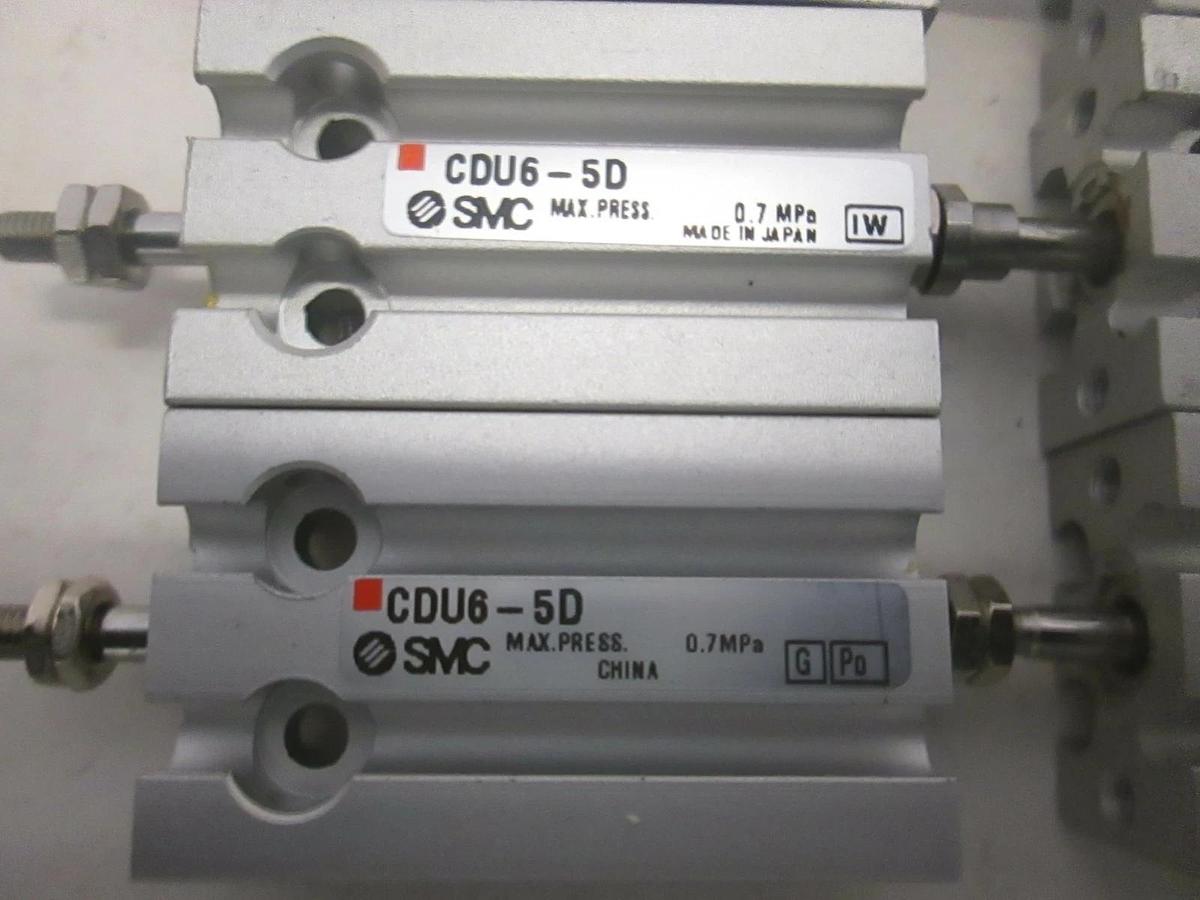 Used SMC, Compact Cylinder, CDU6-5D, Used, Lot of 7