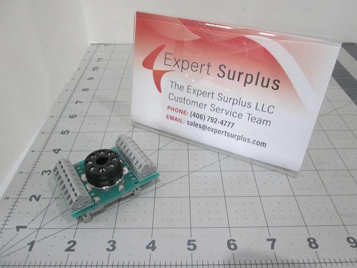 Wago Relay Socket adapter, 8 Socket w/Wago 236 Terminal Block, New