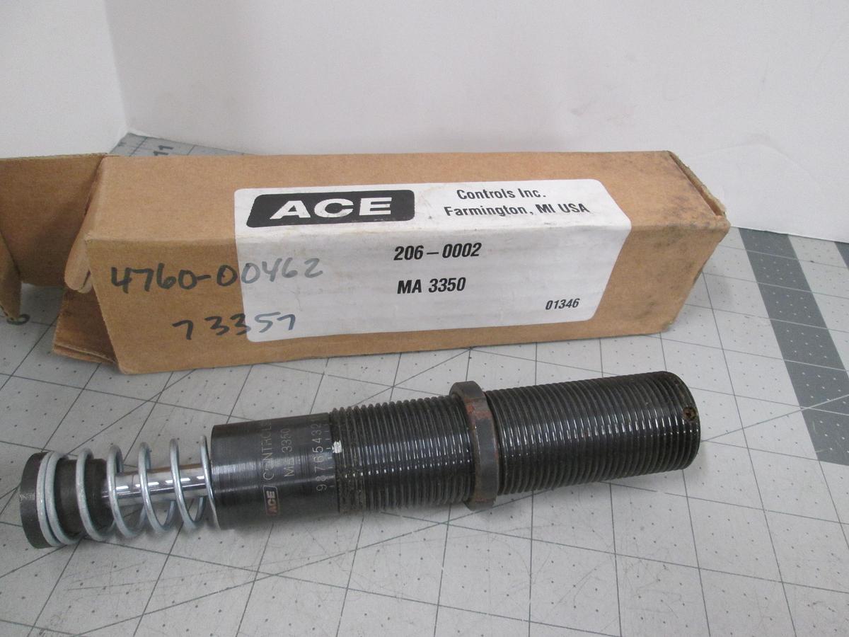 ACE Controls, MA3350, 206-0002, Adjustable Industrial Shock Absorber, 1.91" Stroke, New
