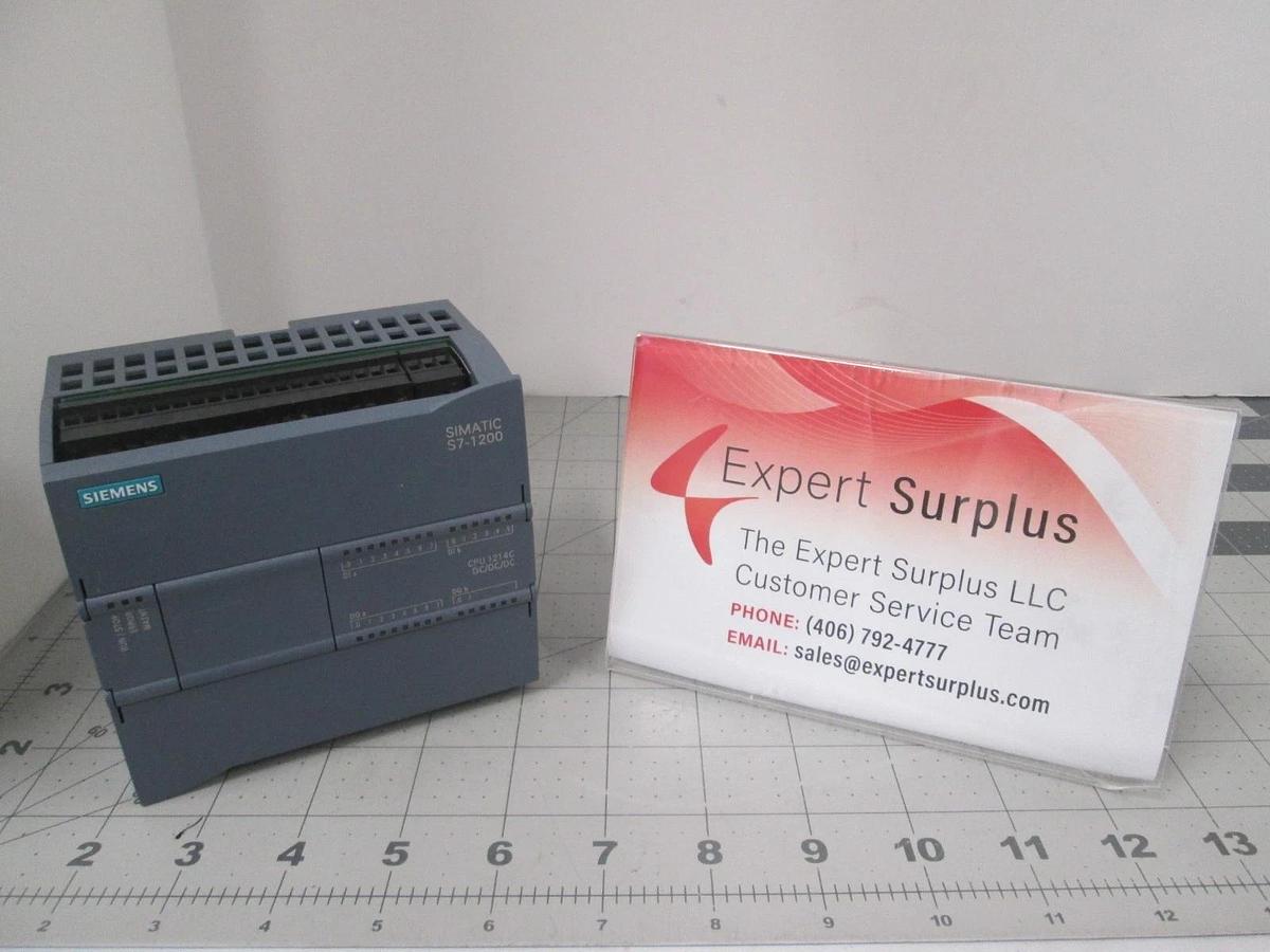 Used Siemens, Simatic S7-1200, CPU 1214C, 6ES7 214-1AE30-0XB0, Used