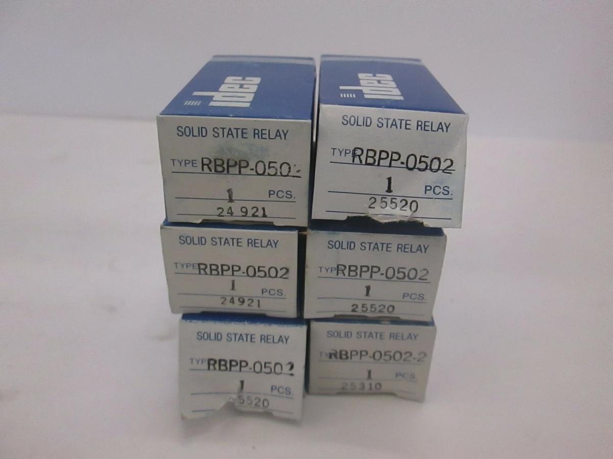 Idec, Solid State Relay, RBPP-0502, New, Lot of 6