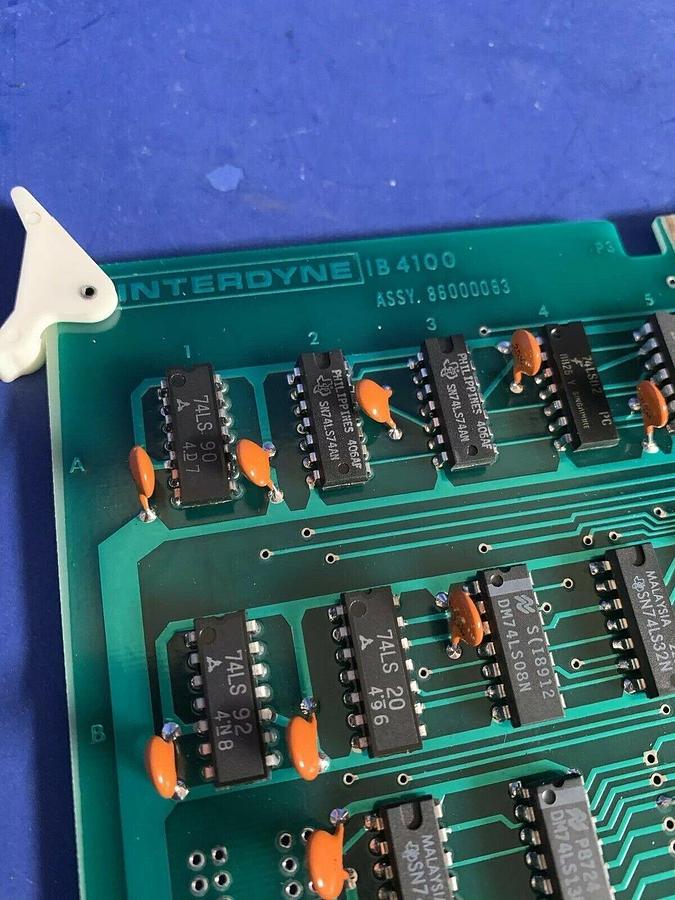 Used INTERDYNE IB4100, Assy 86000063, 880-77-000 Cassette Interface PCB, Used