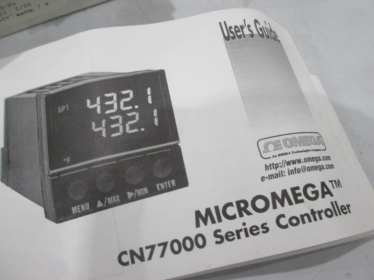 Used Omega, CN77323-PV, Temperature Controller, New