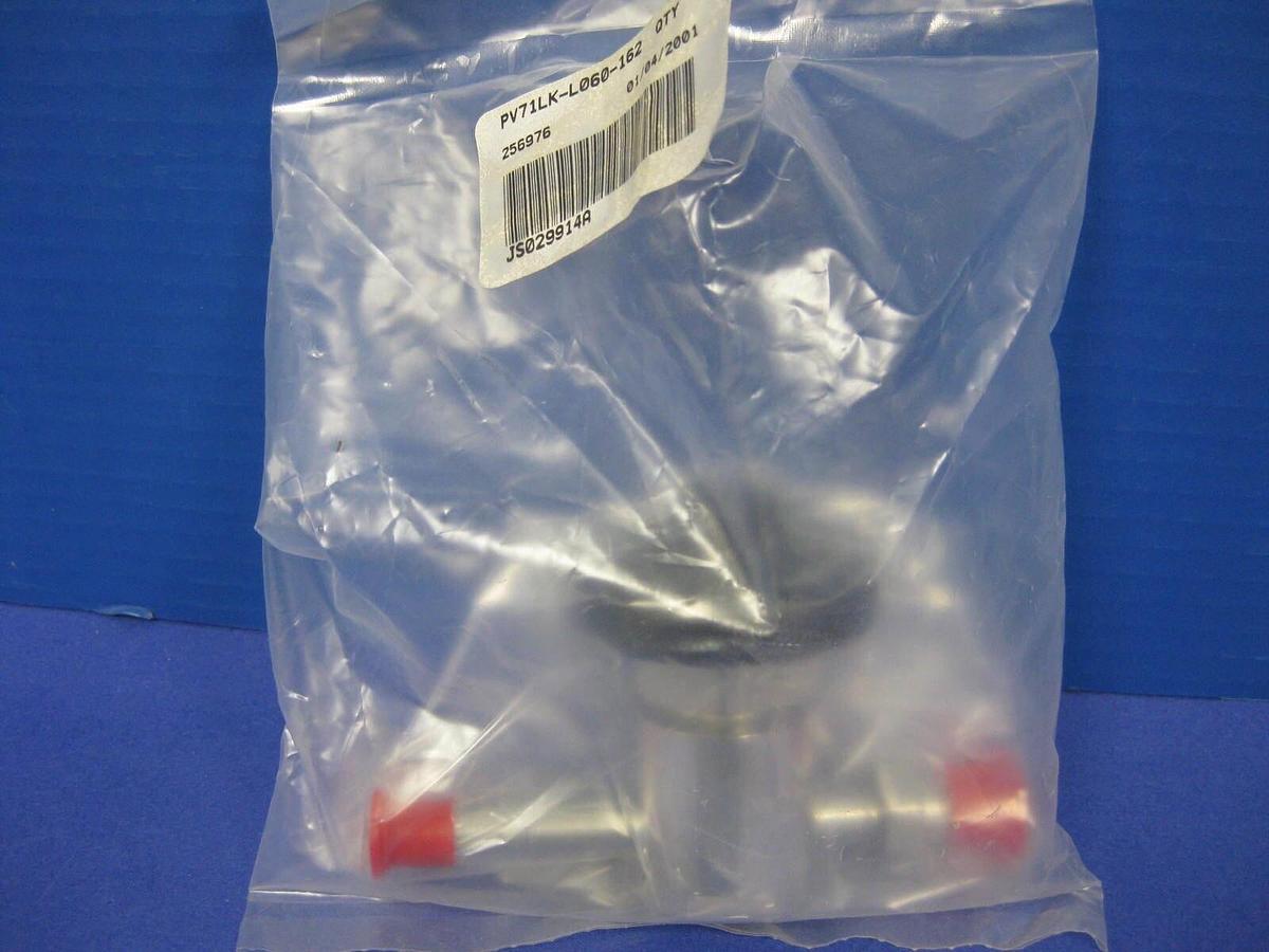 Used Tescom PV71LK-L060-162, Diaphragm Valve, 1/4 Turn Knob, 3/8" Tube x 1/4"MVCR NEW