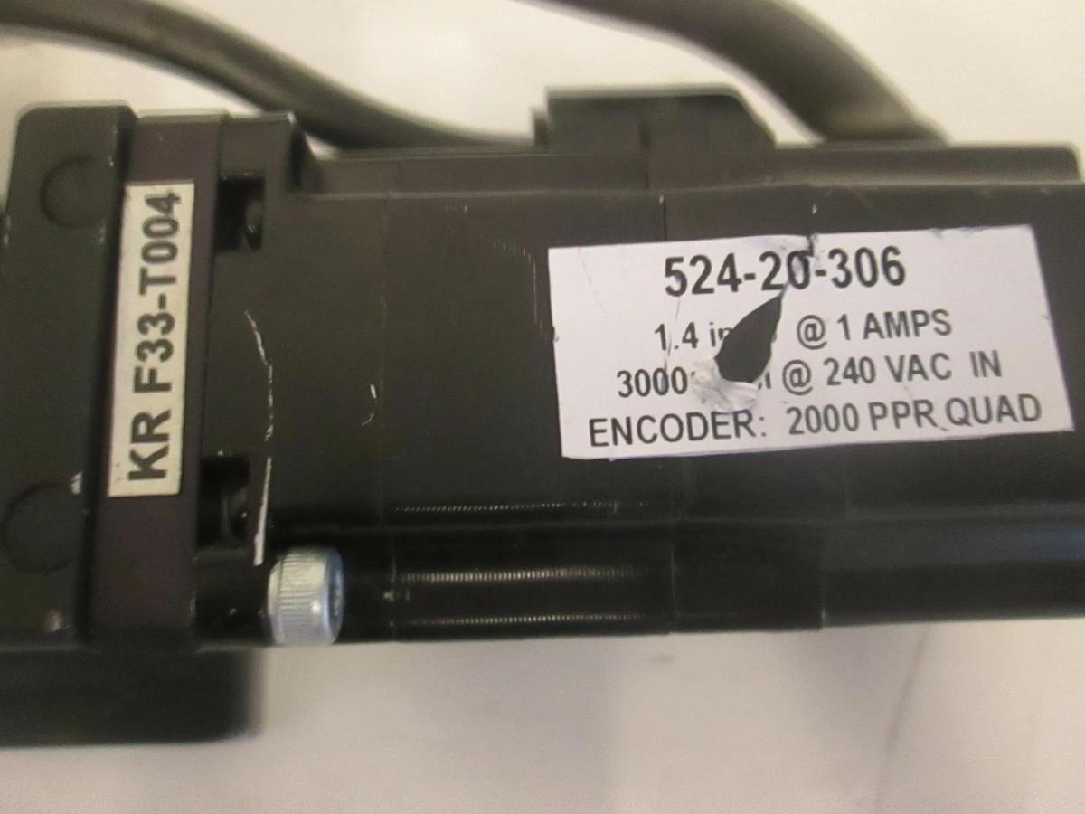 Used NSK Linear Actuator Assy w/ SimpleServo 524-20-306 Servo Motor, Used