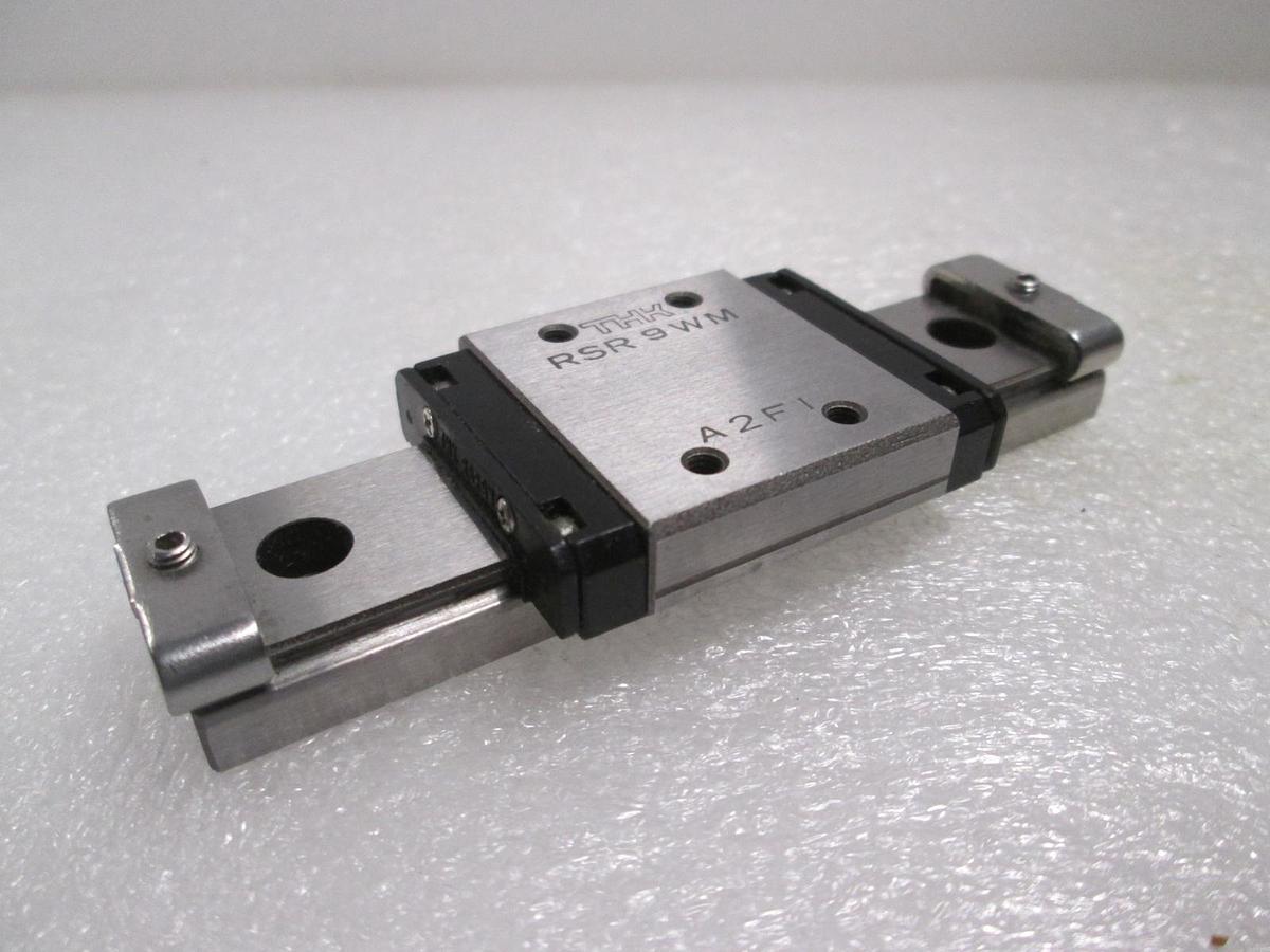 THK, RSR 9WM, Linear Bearing Guide Block w/ Guide Rail, New