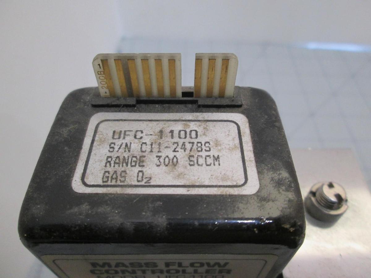 Used Unit, UFC-1100, O2, 300 SCCM, Mass Flow Controller, Used