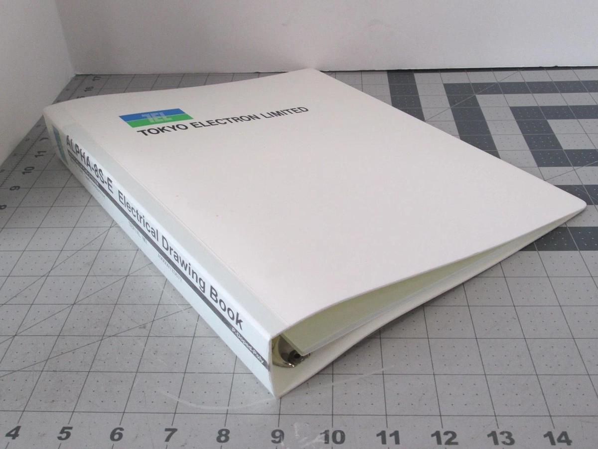 Used TEL Tokyo, ALPHA-8S-E, Electrical Drawing Book P-Doped-POLY, REV 1.0, Used