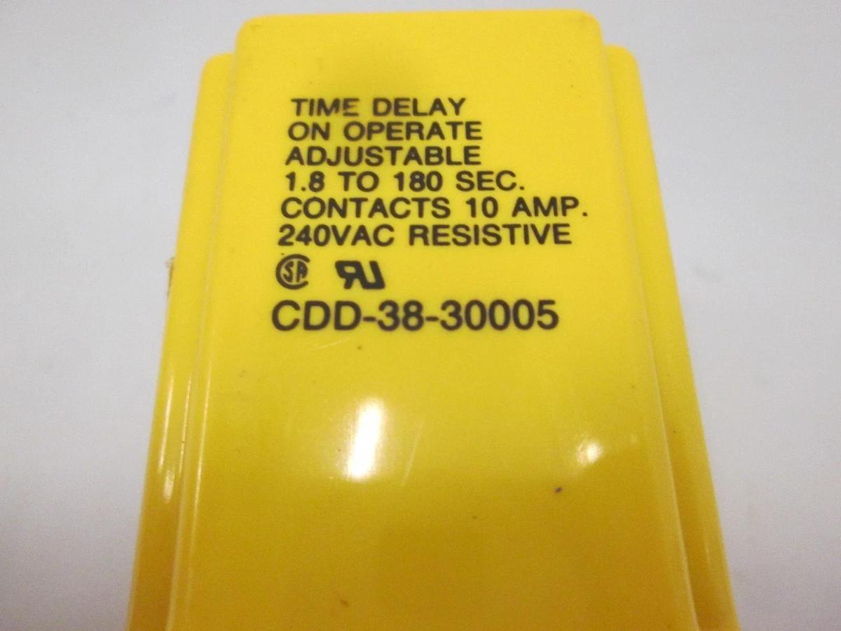 Used Potter & Brumfield, CDD-38-30005, Time Delay 1.8-180 Sec, Used