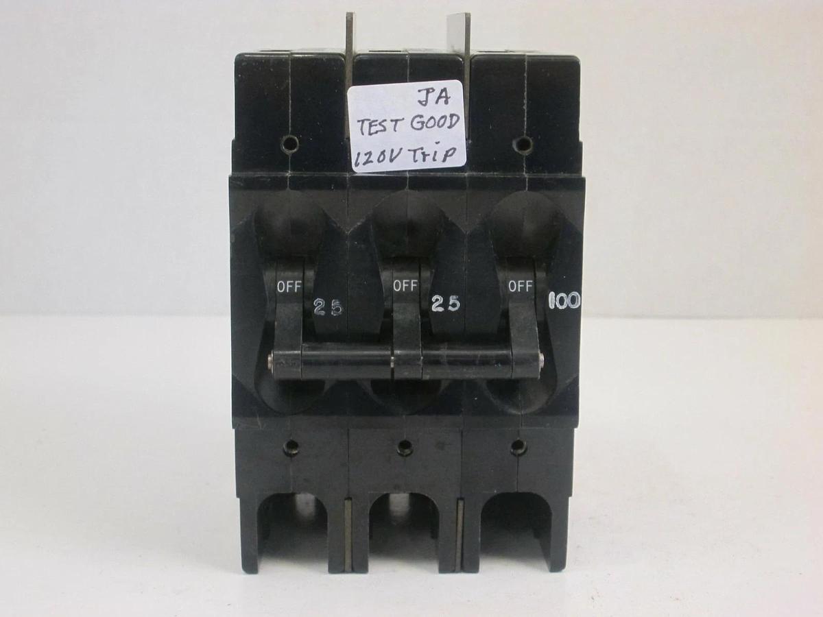 Used Airpax 3 Pole Circuit Breaker 25/25/100 - Used