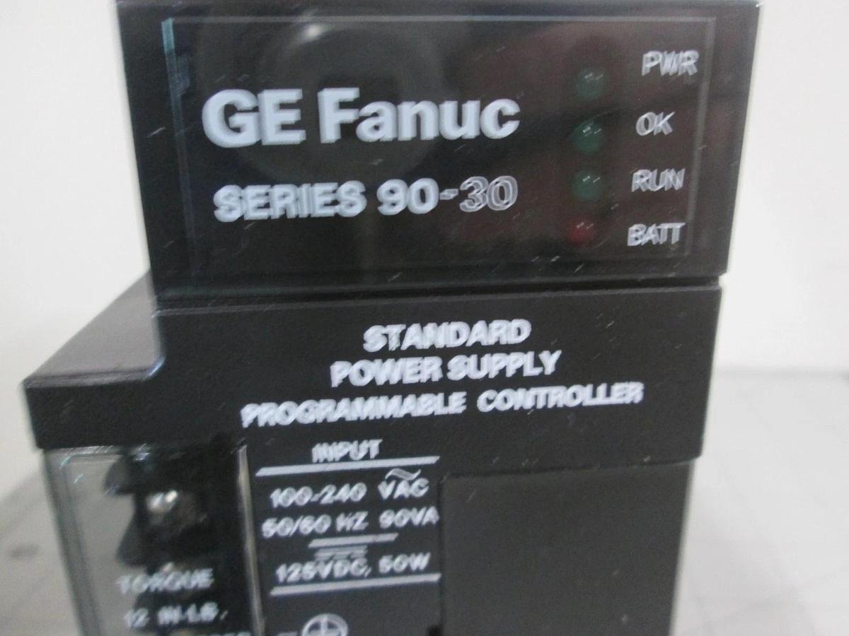 Used GE Fanuc, IC693PWR321W, 30W Power Supply, Series 90-30 Programmable Control Used