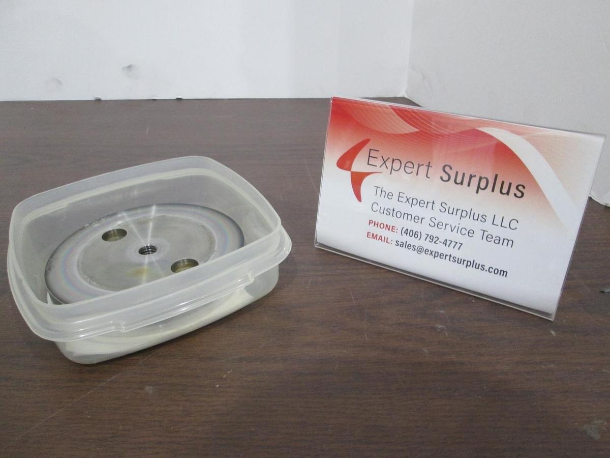 Used MRC, 808-03-005, 5″ Stainless Steel ZINC Backing Plate, Sputtering Target, Used
