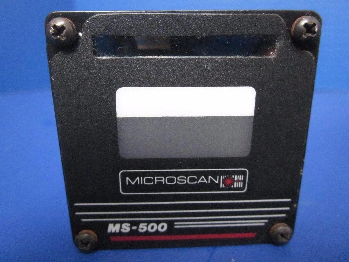 Used Microscan MS-500 FL 3.0" Laser Barcode Scanner 99-500005-01 -Used