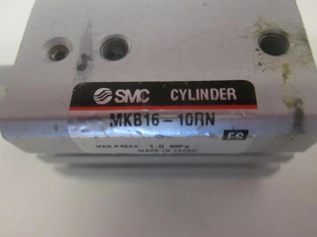 Used SMC, MKB16-10RN, Pneumatic Cylinder, Used