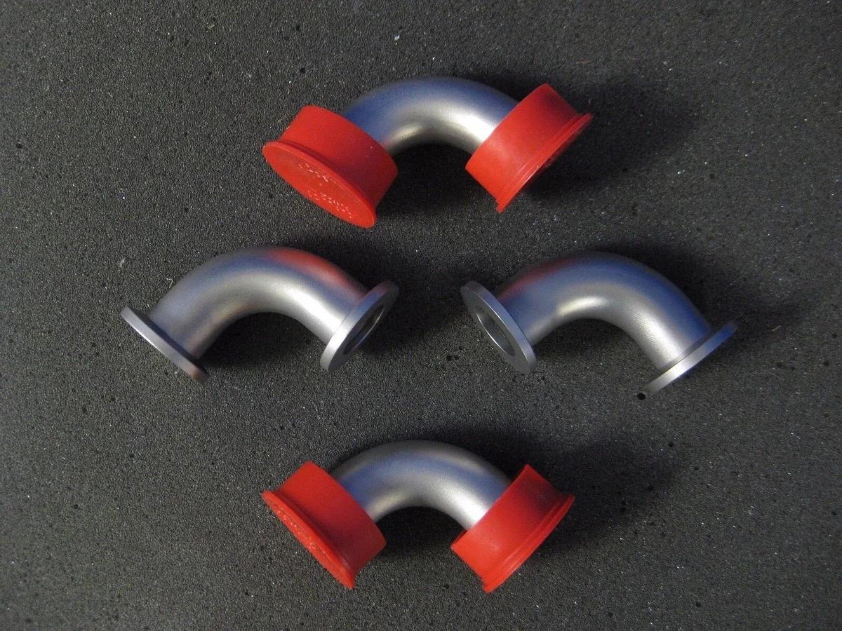 Nor-Cal 2E-NW-16H 90 Deg SS Elbow w/ NW16 Flanges, LOT of 4 NEW