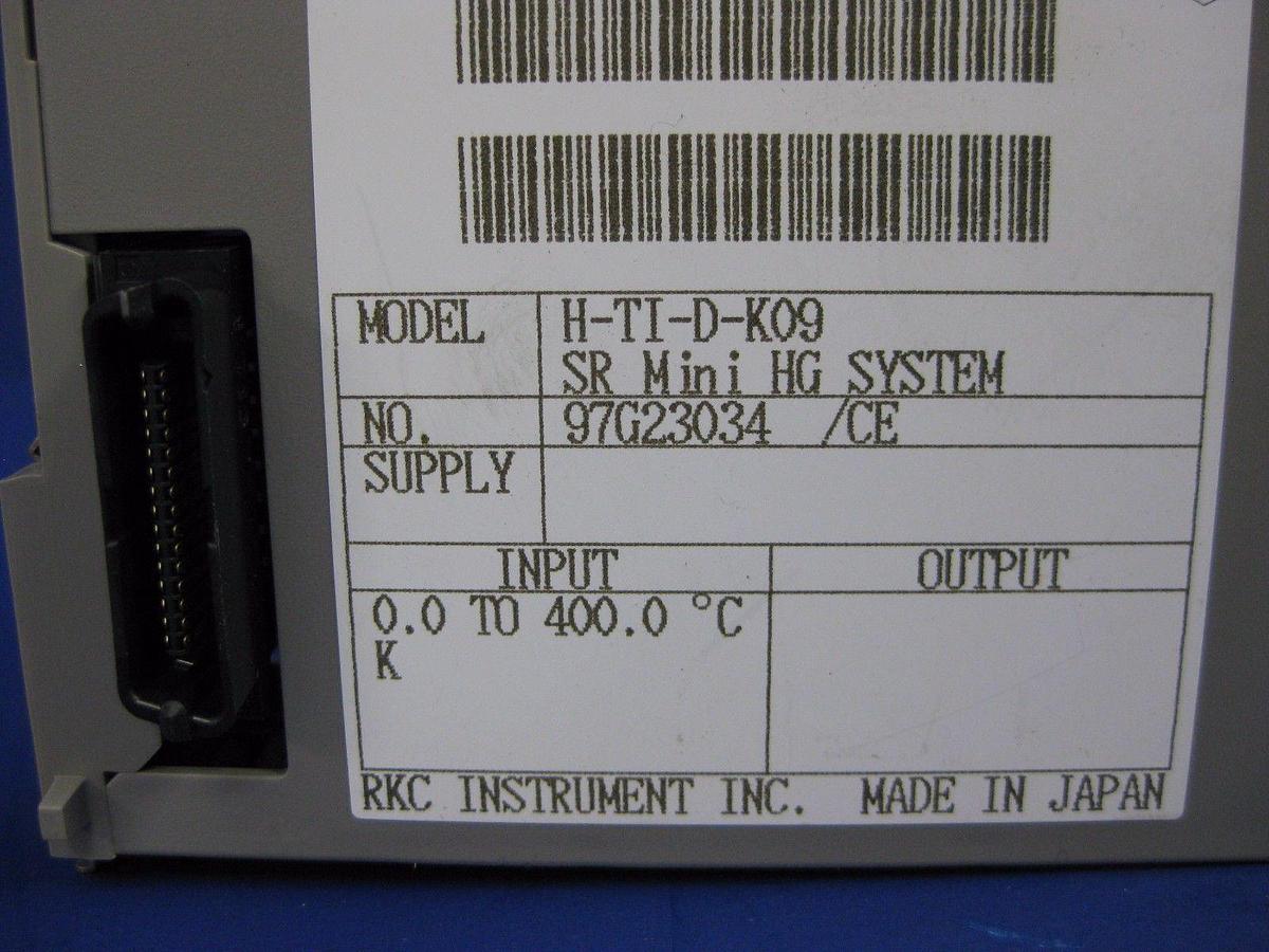 Used RKC Instrument H-TI-D-K09 Temperature Input Module TI for Farex SRM Control Unit
