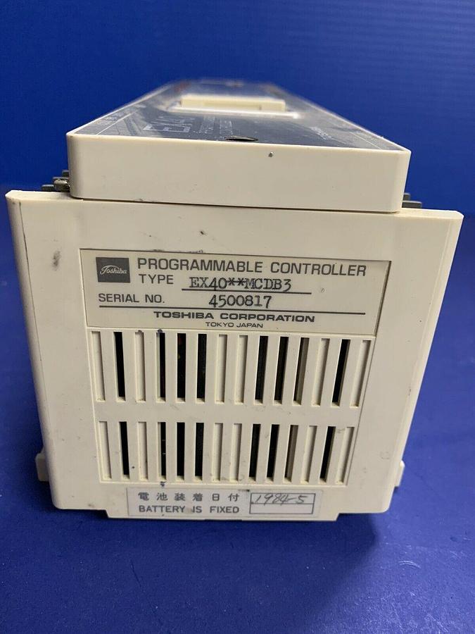 Used Toshiba EX40*MCDB3 Programmable Controller Expansion Module, Used