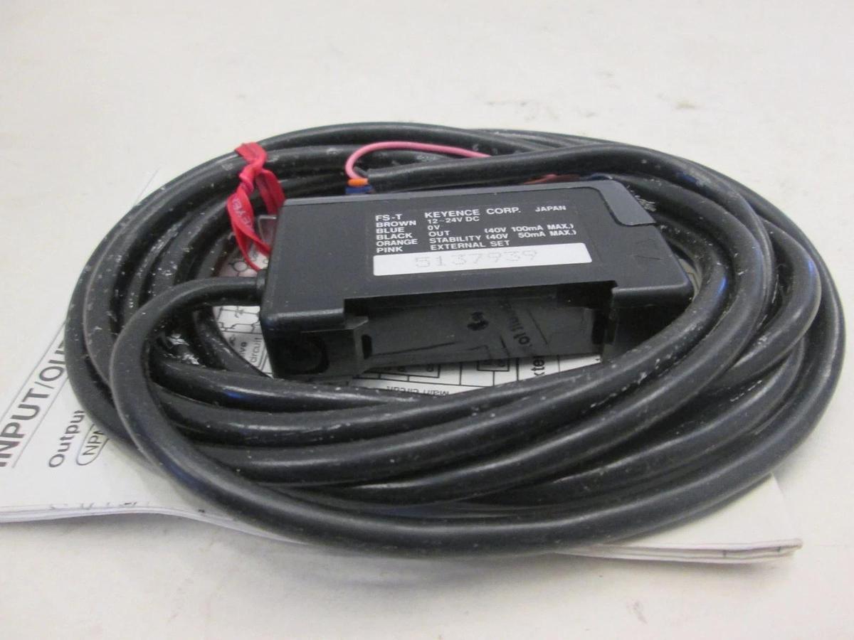 Keyence, Fiberoptic Sensor, FS-T22D w/ Instructions, New