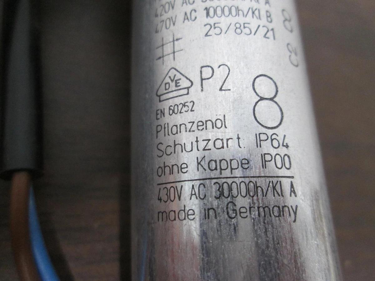 Used Pflanzenol Schutzart, MKB MKP, 8/500 Capacitor, Used, Lot of 3