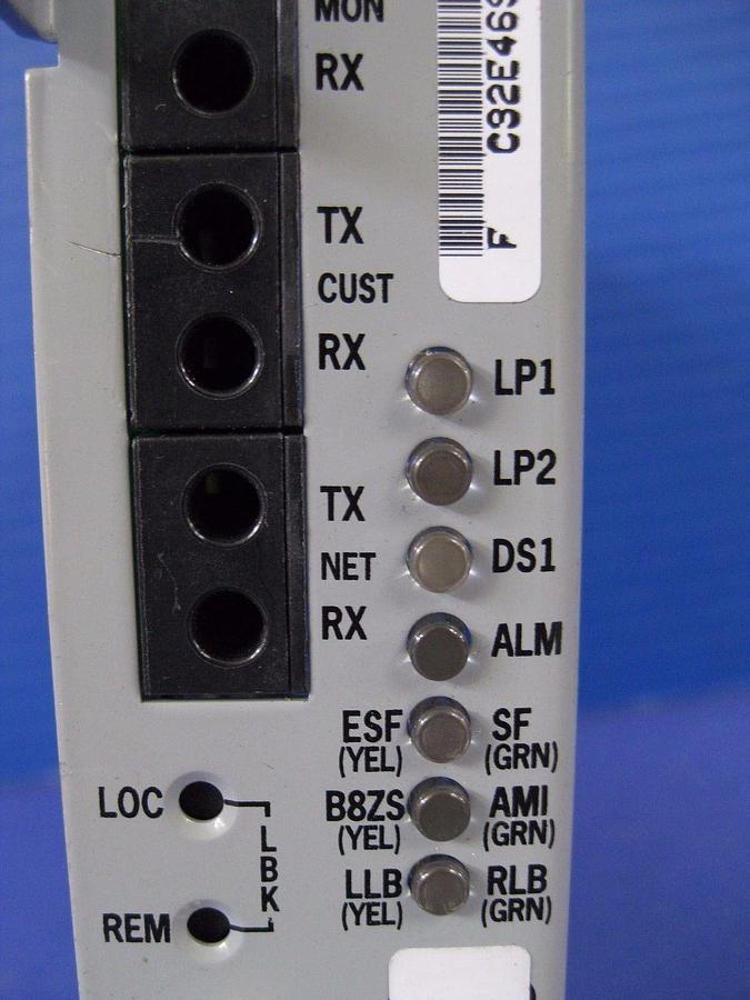 Used Adtran 1245024L1 T400 Low-Voltage HTU-R Tranceiver Module, Used