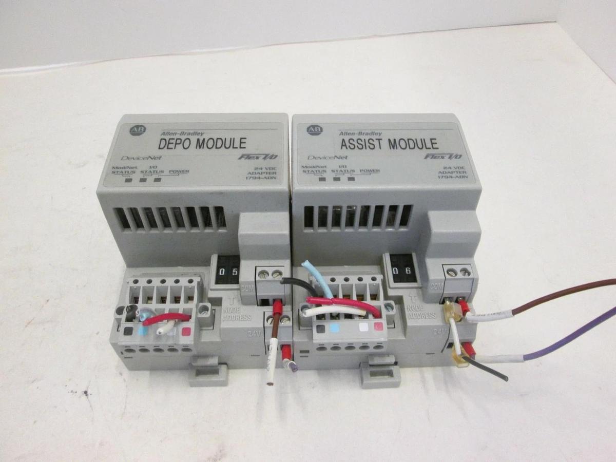 Used Allen Bradley, DeviceNet Adapter, 1794-ADN, Used, Lot of 2