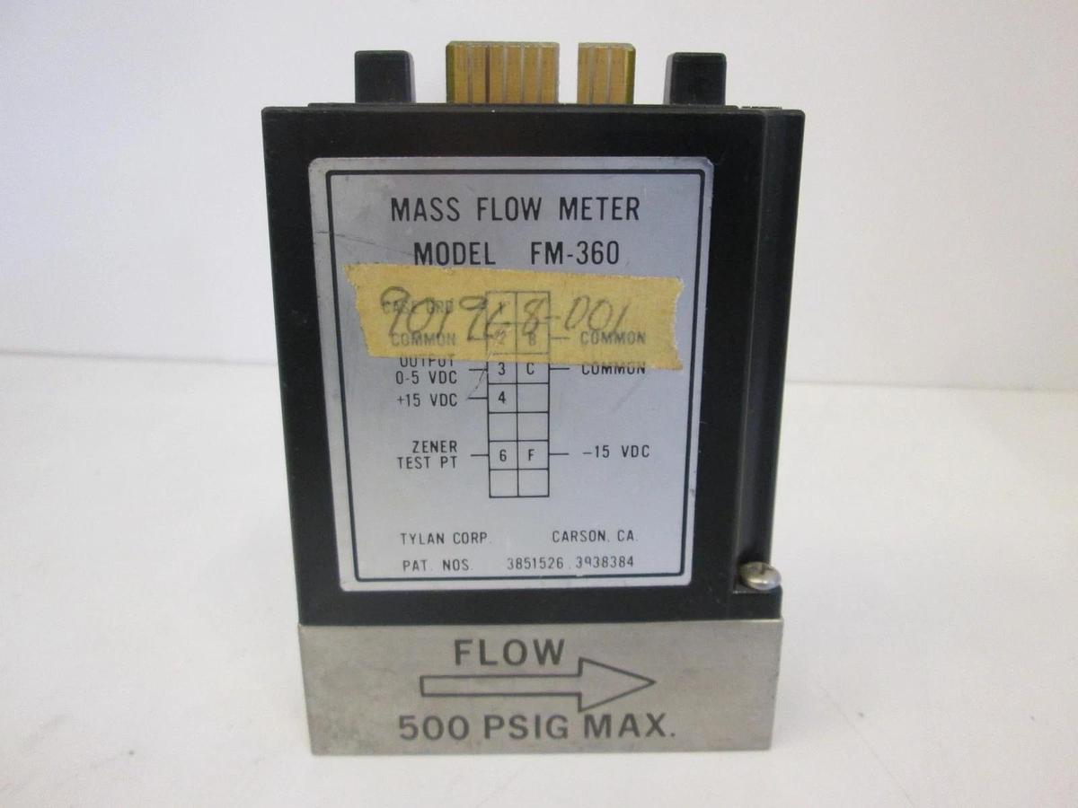 Used Tylan, FM-360, Mass Flow Controller, N2, 5 SLPM, Used