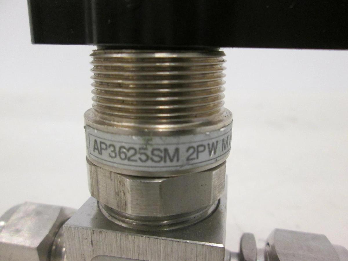 Used Aptech, Diaphragm Valve, AP3625SM 2PW MV4 MV4, Used