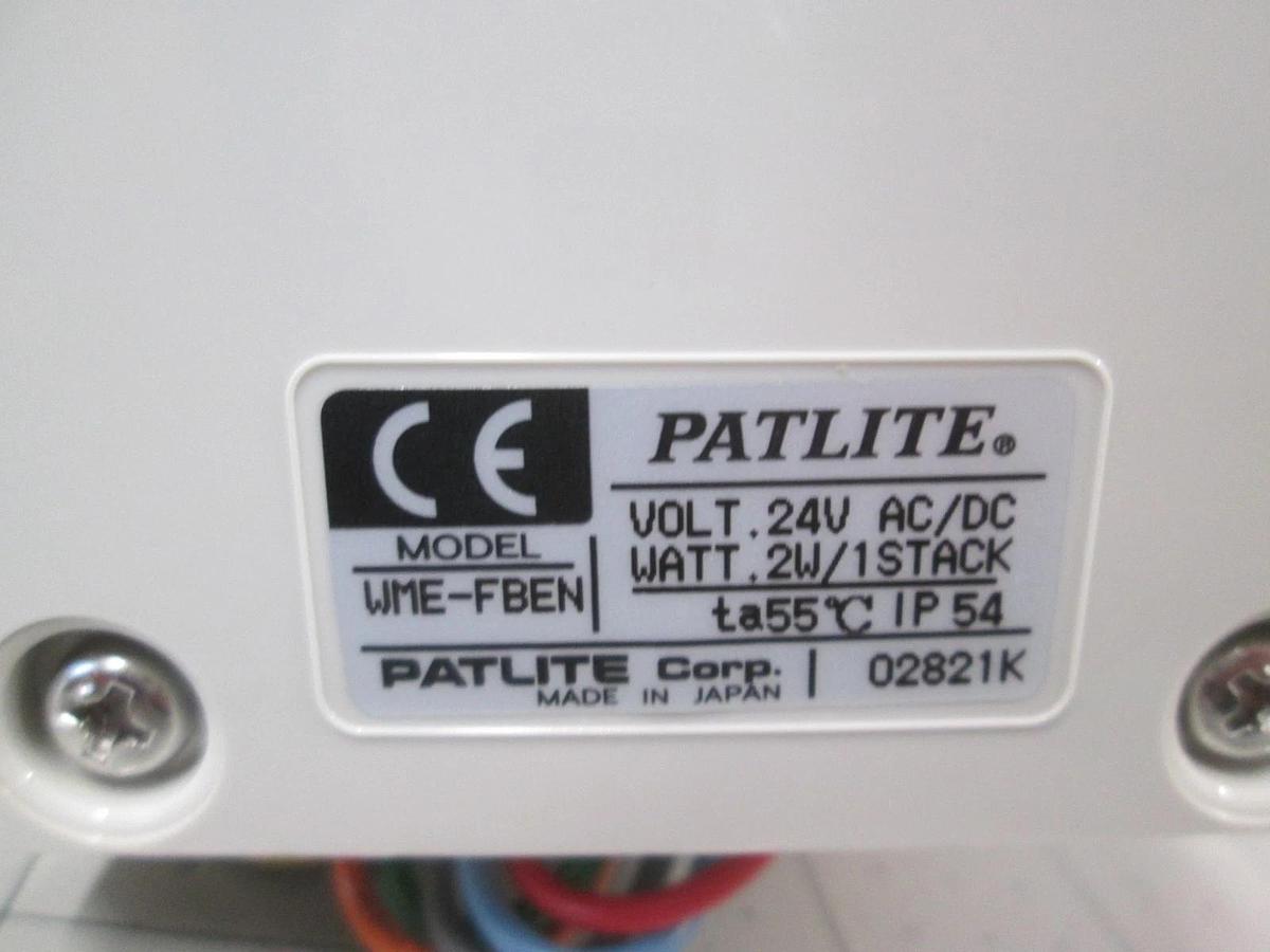 Patlite, WME-FBEN, LED Signal Tower Light, 24V AC/DC, 2W, New