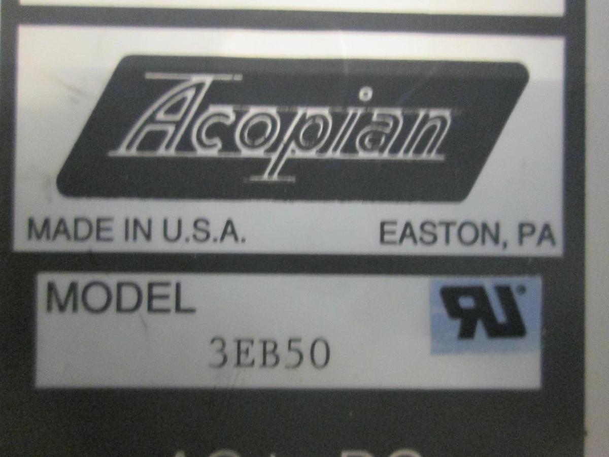Used Acopian, AC to DC Power Module, 3EB50, Used