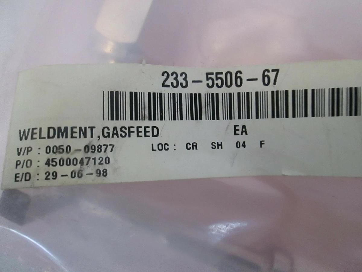 Used AMAT Gas Feed Weldment, ELECW/TRODE, 0050-09877, New
