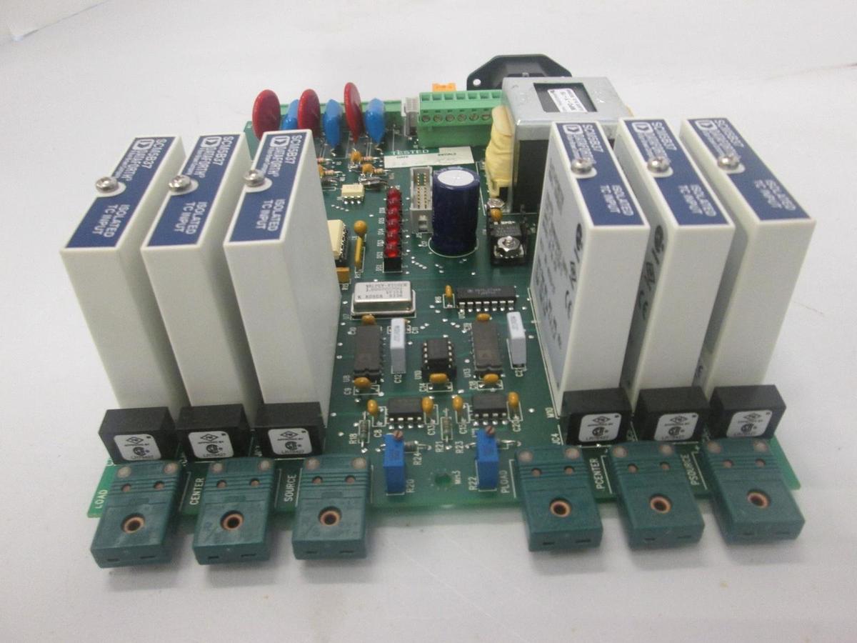Used ICCI, 8002425, PCB Assy w/ 6 SCM5B37 Thermocouple Modules, Used