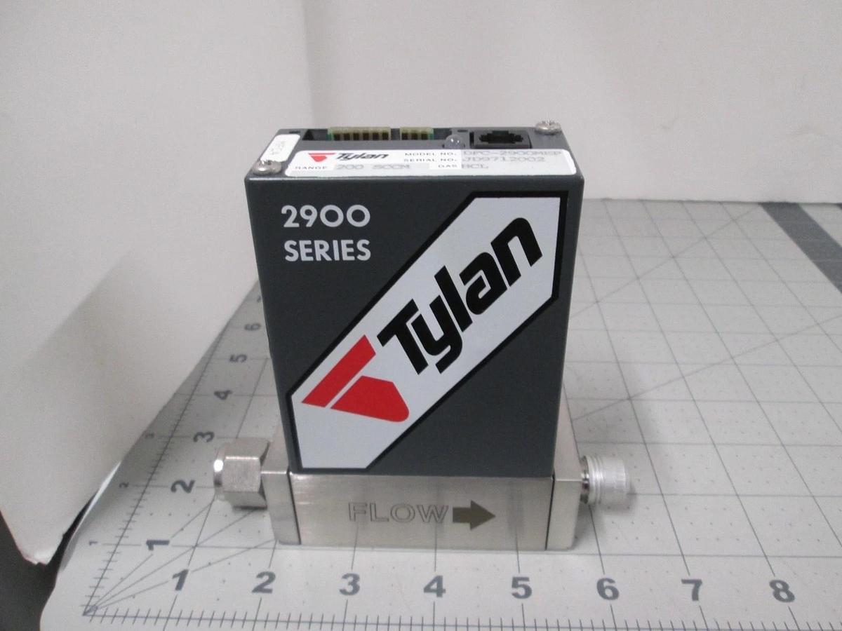 Used Tylan, DFC-2900MEP, 200 SCCM, HCL, Mass Flow Controller, New