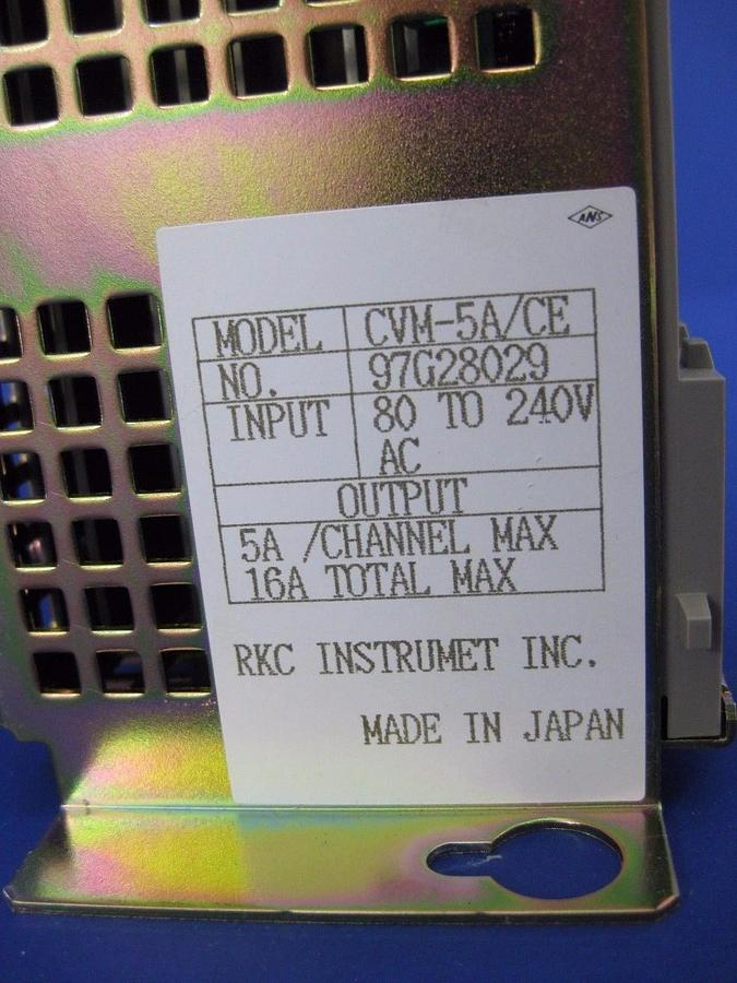 Used RKC Instrument CVM-5A / CE for Farex SR Mini System, Used