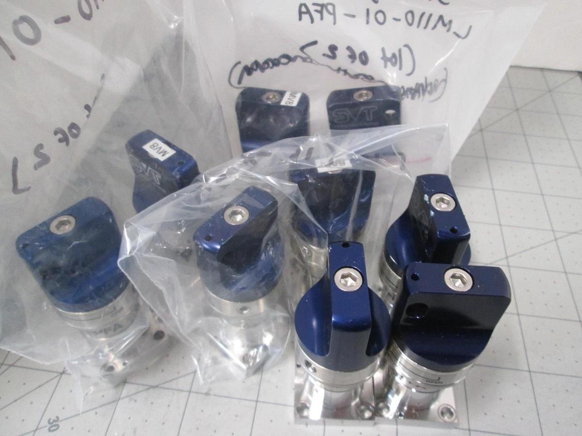 Sterling Valve, LM110-01-PFA, Series 110 Pneumatic Valve, New, Lot of 9
