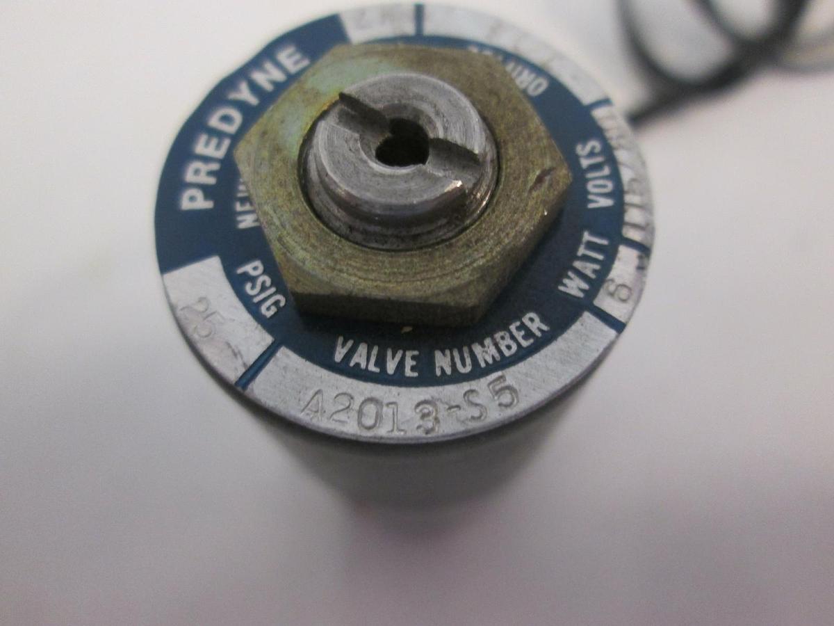 Used Predyne A2012-S5 Solenoid 2-Way Valve, New