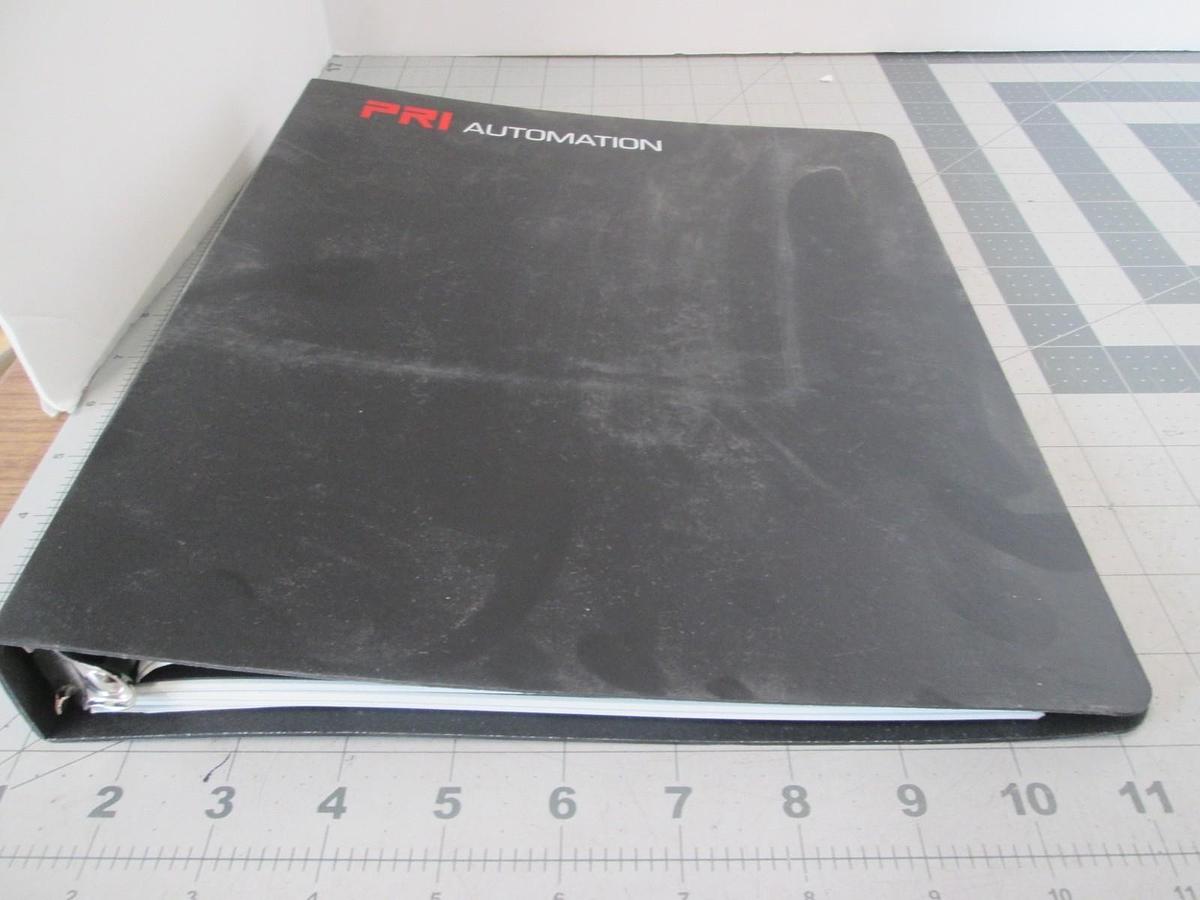 Used PRI Automation, PRI-7700 Automated Reticle Management Operation Manual, Used