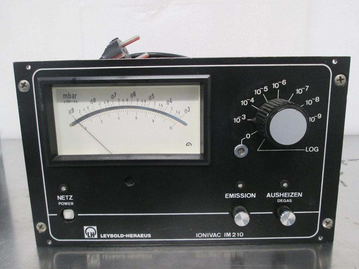 Used Leybold-Heraeus, IONIVAC, IM 210, Vacuum Gauge Controller, Used