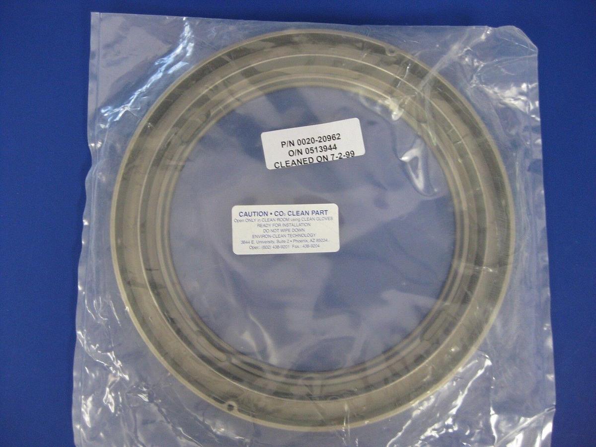 Used AMAT Applied Materials 0020-20962 200mm Clamp Ring, Refurb by Manuf, Sealed Bag