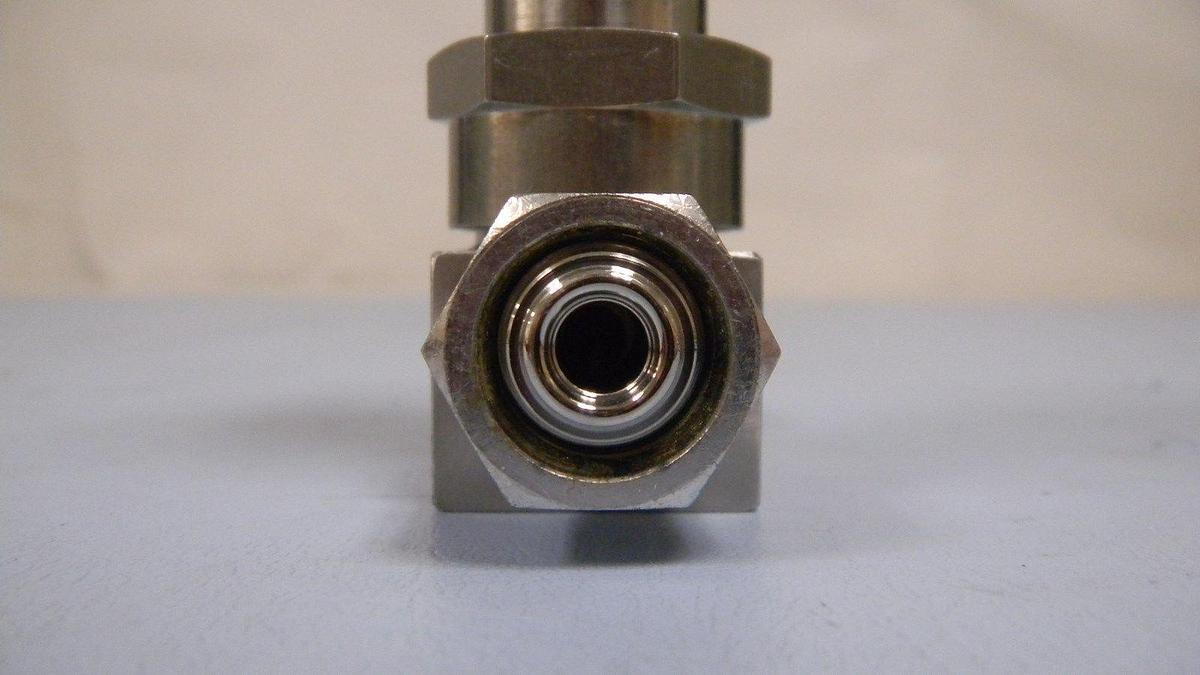 Used Nupro Pneumatic Valve SS-4BK-V51-1O, NO Actuator 1/4" FVCR, Used