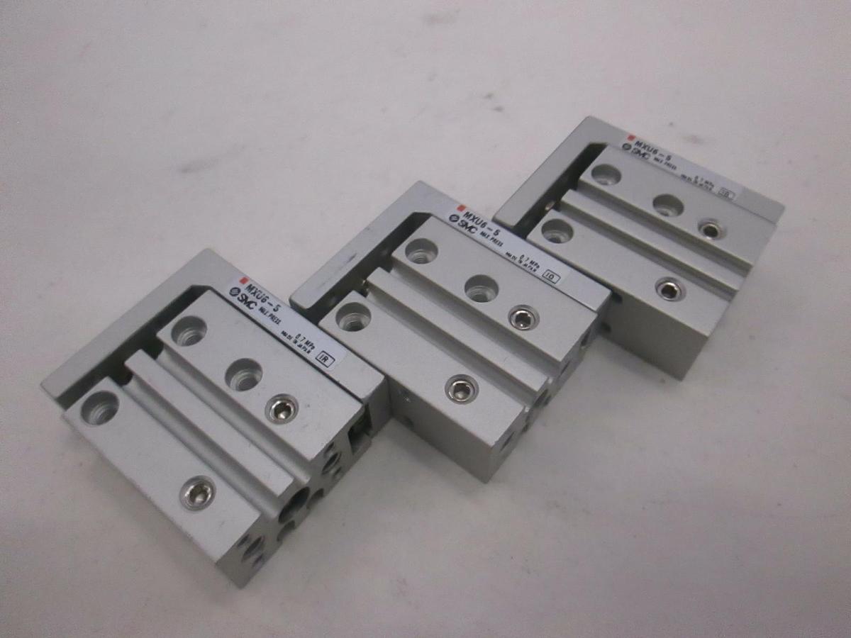 Used SMC, Air Cylinder, MXU6-5, Used, Lot of 3
