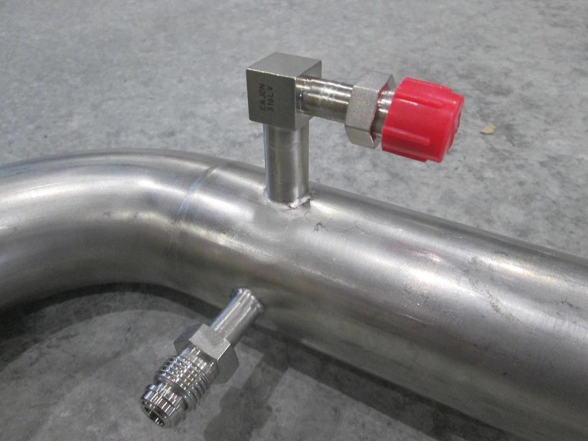 Used AMAT, 13" x 14", Bellows Pipe Weldment, Used