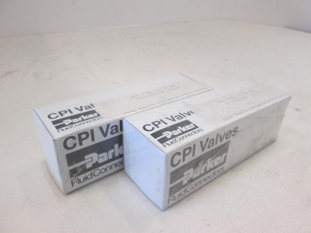 Used Parker, 4V-C4L-1/3-SS, Check Valve, New Unopened, Lot of 2